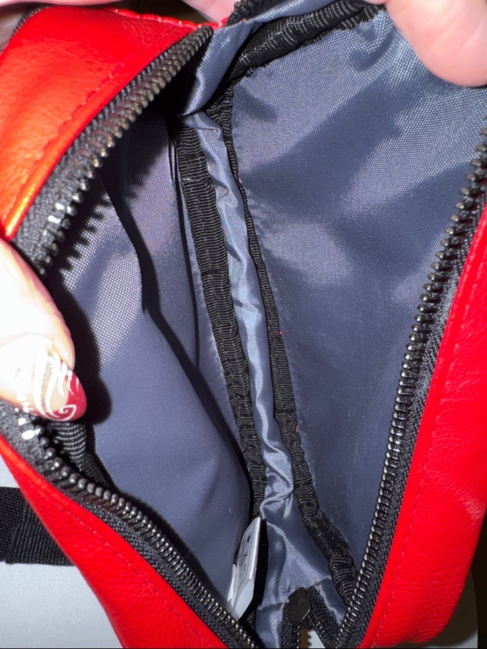 adidas Red Crossbody Bag with Black Accents - Picture 3 of 4